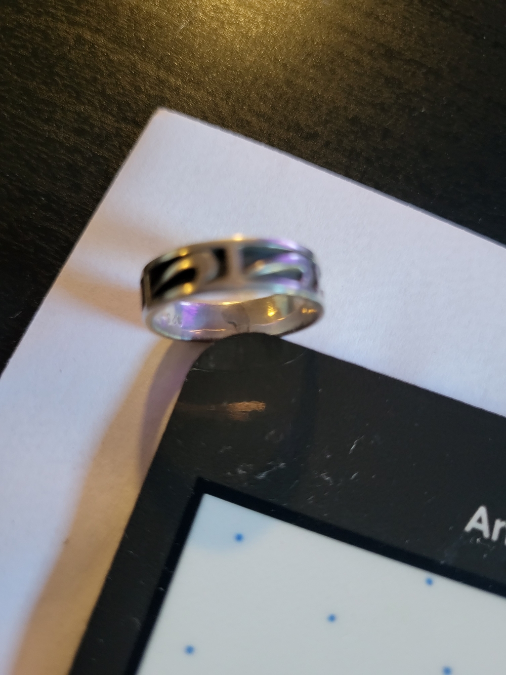Vintage Silver Sterling Ring-Nike